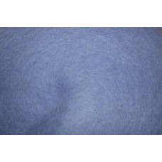Sky color carded wool