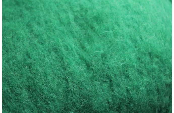 Mint carded wool