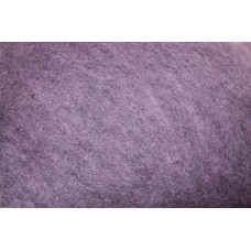 Violet color carded wool
