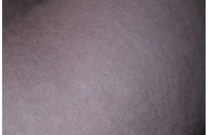 Grey Violet color carded wool