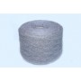 Grey yarn (Merino wool ) on cones