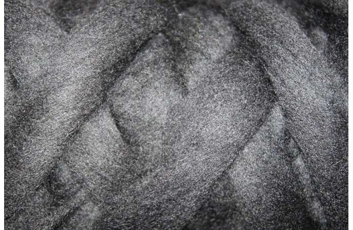 Black Color wool tops