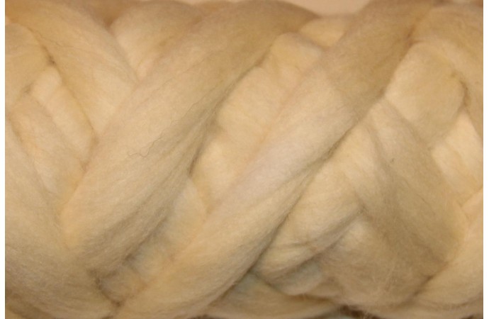 Cream Color wool tops