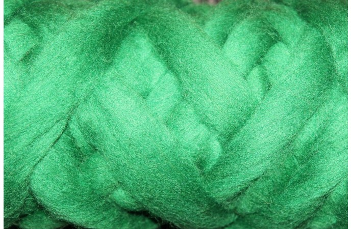 Green Color wool tops