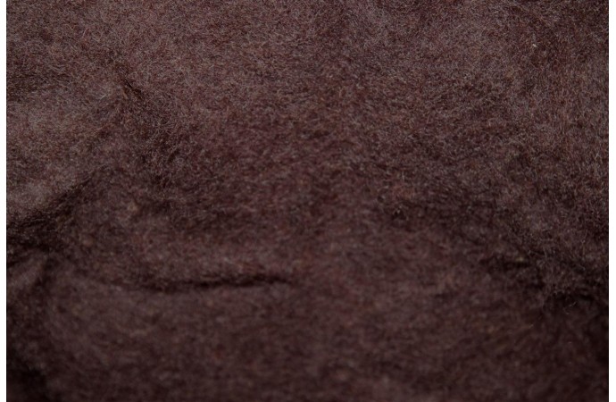 Brown color carded wool (Tyrol)