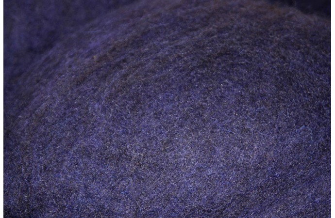 Dark blue carded wool (Tyrol)