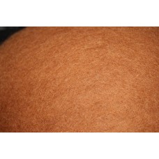 Caramel color carded wool