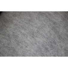 Light Grey color carded wool