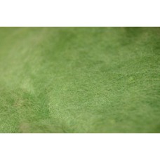 Light green color carded wool